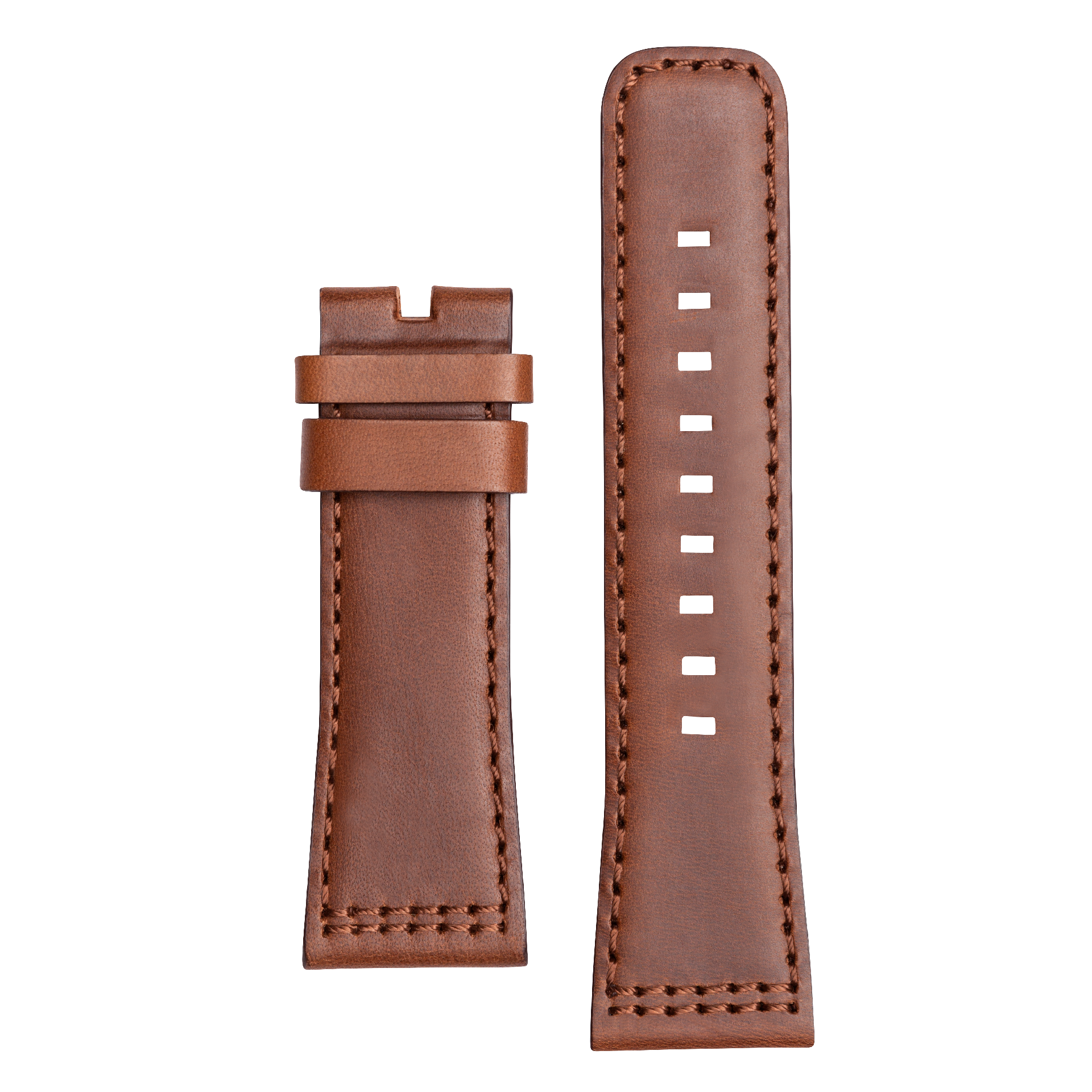 STRAP, Leather, Brown (P2/01) XS Size