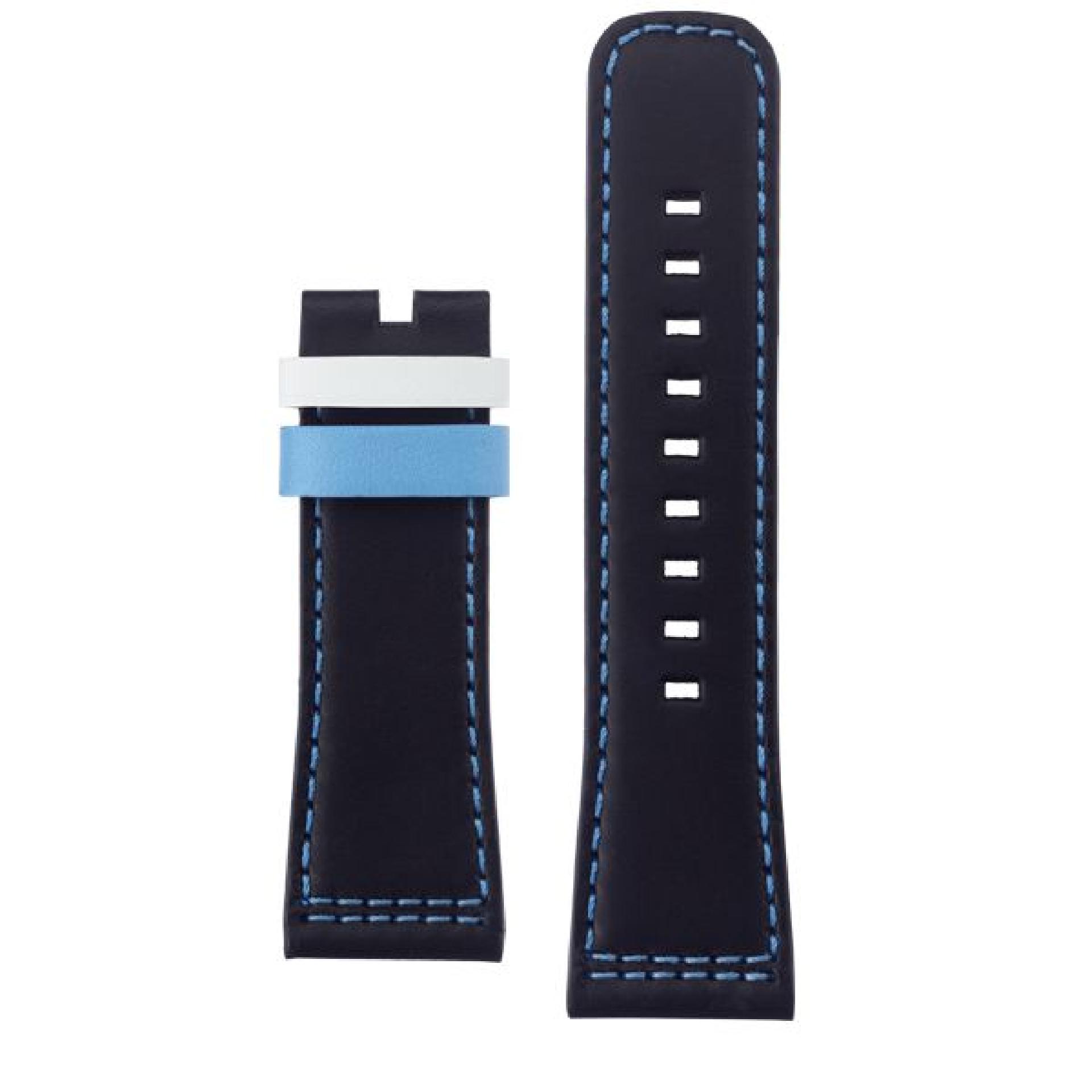 STRAP, Leather, with blue stitching (M1/04)