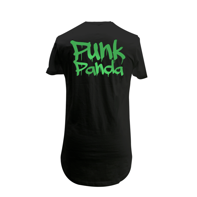 PUNK PANDA BY ROCKETBYZ T-Shirt Black
