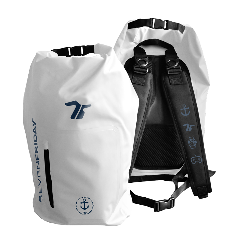 White Waterproof Backpack